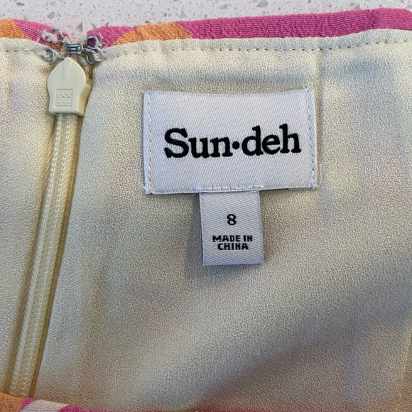 Never Worn! Aritzia Sun•deh Psychedelic Mini Skirt with Slit - Picture 8 of 10
